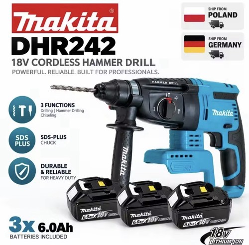 Makita schlagbohrhammer mit - makita, 3
